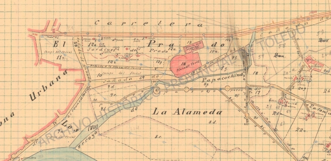 Plano de los alrededores de Talavera de la Reina (detalle)